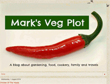 Tablet Screenshot of marksvegplot.blogspot.com