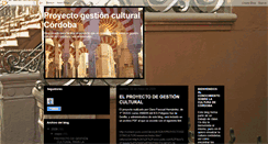 Desktop Screenshot of cordoba-gestioncultural.blogspot.com