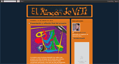 Desktop Screenshot of elrincondeviti.blogspot.com