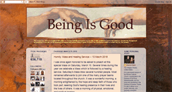 Desktop Screenshot of beingisgood.blogspot.com