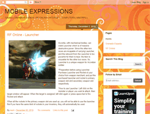 Tablet Screenshot of mobileexpressions.blogspot.com