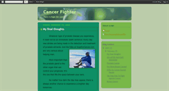 Desktop Screenshot of cancer-fighter.blogspot.com