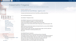 Desktop Screenshot of conservative-congress.blogspot.com