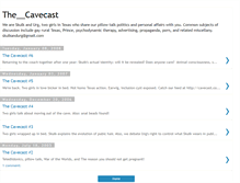 Tablet Screenshot of cavecast.blogspot.com