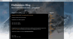 Desktop Screenshot of duduminio.blogspot.com