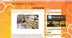 Desktop Screenshot of myfmcg.blogspot.com