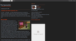 Desktop Screenshot of eponymist.blogspot.com