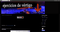 Desktop Screenshot of ejerciciosdevertigo.blogspot.com