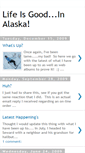 Mobile Screenshot of lifeisgoodinalaska.blogspot.com