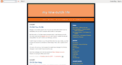 Desktop Screenshot of mynewdutchlife.blogspot.com