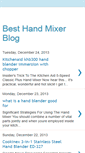 Mobile Screenshot of besthandmixers.blogspot.com