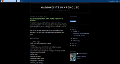 Desktop Screenshot of maddmeisterwarehouse.blogspot.com