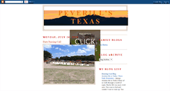 Desktop Screenshot of peverilltexas.blogspot.com