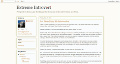 Desktop Screenshot of extremeintrovert.blogspot.com