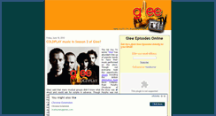 Desktop Screenshot of glee-tv.blogspot.com