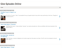 Tablet Screenshot of glee-tv.blogspot.com