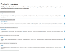 Tablet Screenshot of dominik-podrozemarzen.blogspot.com