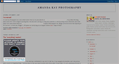 Desktop Screenshot of amandakayphotography.blogspot.com