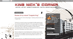 Desktop Screenshot of kingnickscorner.blogspot.com