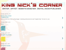 Tablet Screenshot of kingnickscorner.blogspot.com