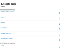 Tablet Screenshot of durinpote.blogspot.com