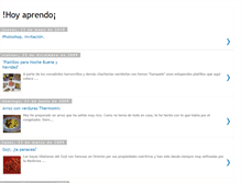 Tablet Screenshot of hoyaprendemos.blogspot.com