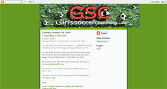 Desktop Screenshot of girlssoccercoaching.blogspot.com