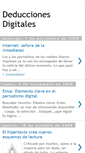 Mobile Screenshot of deduccionesdigitales.blogspot.com