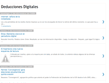 Tablet Screenshot of deduccionesdigitales.blogspot.com