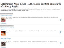 Tablet Screenshot of anniegracemillin.blogspot.com