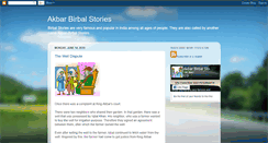 Desktop Screenshot of akbar-birbal-stories.blogspot.com