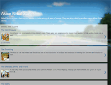 Tablet Screenshot of akbar-birbal-stories.blogspot.com