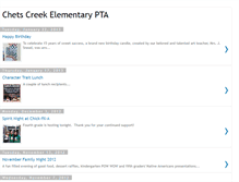 Tablet Screenshot of chetscreekpta.blogspot.com