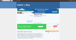 Desktop Screenshot of anbhar.blogspot.com