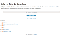 Tablet Screenshot of catanopaisdobacalhau.blogspot.com
