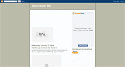 Desktop Screenshot of gamenuker-wii.blogspot.com