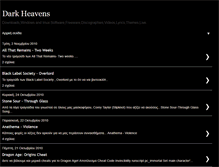 Tablet Screenshot of dark-heavens.blogspot.com