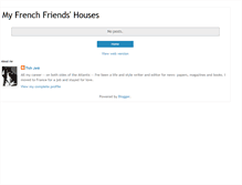 Tablet Screenshot of myfrenchfriendshouses.blogspot.com