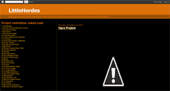 Desktop Screenshot of littlehordes.blogspot.com