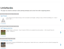 Tablet Screenshot of littlehordes.blogspot.com