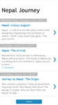 Mobile Screenshot of journeynepal.blogspot.com