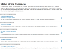 Tablet Screenshot of globalstrokeawareness.blogspot.com