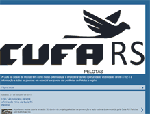 Tablet Screenshot of cufapelotas-rs.blogspot.com