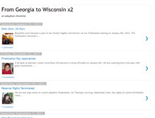 Tablet Screenshot of fromgeorgiatowisconsin.blogspot.com
