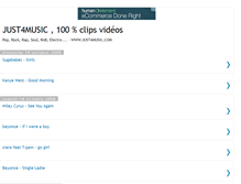 Tablet Screenshot of just4music1.blogspot.com