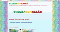 Desktop Screenshot of decorarcombalao.blogspot.com