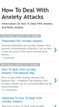 Mobile Screenshot of dealwithanxietyattacks.blogspot.com