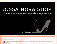 Tablet Screenshot of bossanovashop.blogspot.com