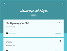 Tablet Screenshot of journeysofhope.blogspot.com