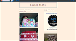 Desktop Screenshot of beckysplace56.blogspot.com